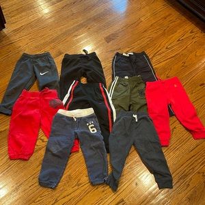 9 pairs of boys 3t sweats THIS was sold I can’t delete the listing